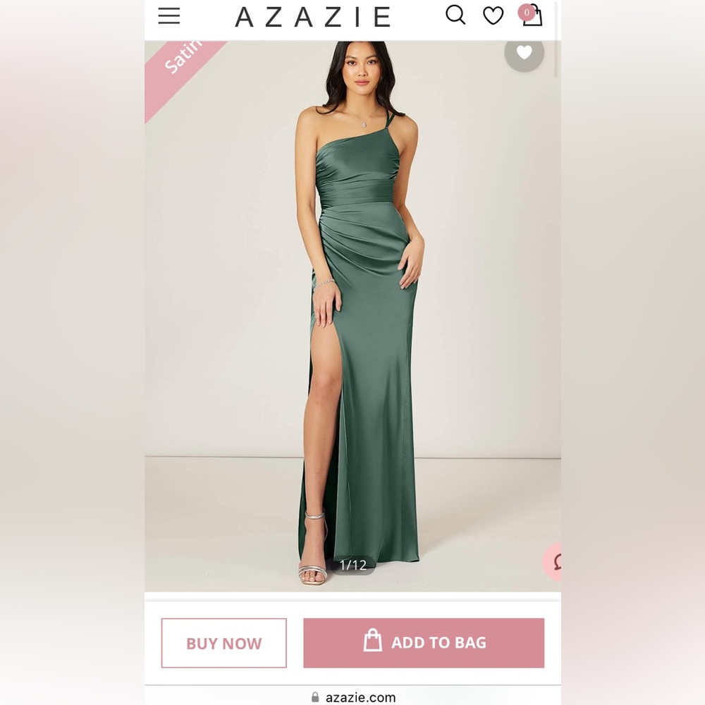 Floor length formal Azazie Dress